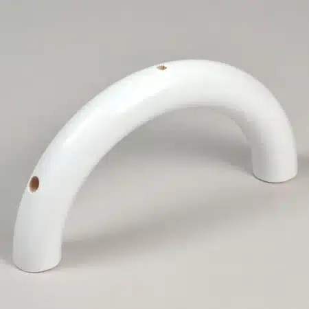 Halv Trering - 100 mm - Hvit